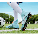 Men's Soccer Shoes Children‘s Football Boots TF FG Outdoor Grass Anti-Slip Soccer Sneakers MartLion   