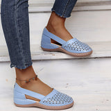 Women's Sandals Summer Round Toe Retro Button Comfy Mary Jane Mart Lion   