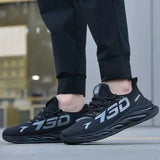 Men's casual light mesh sports shoes summer breathable cool running shoes soft sole non slip male's sneakers MartLion