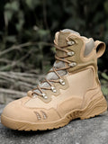 Men's Combat Military Boots Sneakers Hiking Walking Shoes Jungle Hunting Ankle Breathable Tactical Desert MartLion Sand 6 