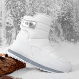 Men's winter snow boots with plush, thickened anti slip, thick soled boots, top boots, men's warm midsole snow shoes MartLion