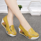 Women's shoes summer shake out Single The nurse's white and platform Breathable hollow MartLion   