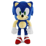 30CM Super Sonic Plush Toy The Hedgehog Amy Rose Knuckles Tails Cute Cartoon Soft Stuffed Doll Birthday Gift For Children MartLion 30cm blue 230g  