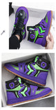 Youth Trend Skateboarding Boots High Ankle Men's Colorful Skateboard Sport Trainers MartLion   