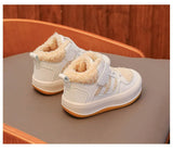 Girls Cotton Shoes Children Plush Thickened Anti-skid Boys Warm Sports Baby Soft Winter Sneakers MartLion   