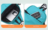 Fengdong small chest bag women mobile phone outdoor Sports men's mini shoulder female messenger bag Mart Lion   