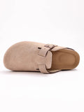 Women Classic Platform Clogs Slippers Girls Suede Clogs Slippers Thick Soles Cork MartLion   