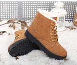 Women Boots Winter Ankle Winter Shoes Female Snow Mujer Warm Plush Mart Lion   