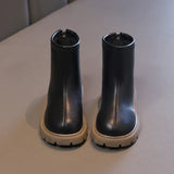 Children Short Boots for Girls Boys Winter British Style Soft Anti-slippery Versatile Shoes MartLion