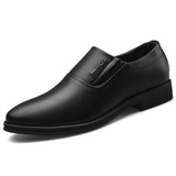 Slip on Men's Shoes Wedding Party Office Casual Dress Summer Breathable Vent Leather Mart Lion Brown 38 