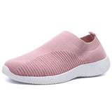 Breathable Mesh Platform Sneakers Men Soft Bottom Unisex Casual Shoes Sports Shoes MartLion 826pink 36 