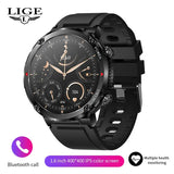 600 mAh Large Battery Watch For Men's Smart Watch IP68 Waterproof Smartwatch AMOLED HD Screen Bluetooth Call Sports Bracelet MartLion black 600mA-Bluetooth call 