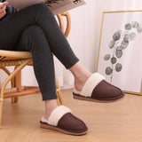 Plush Fur Slippers For Women Winter Fluffy House Shoes Warm Fuzzy Slippers Furry Suede Memory Foam Fur Slippers MartLion   