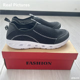 Sneakers Men's Shoes Breathable Mesh Lightweight Walking Casual Slip-On Driving Men's Loafers Summer MartLion   