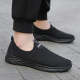 Shoes for Men Slip on Casual Breathable Mesh Outdoor Non Slip Lazy Shoes Lightweight  Men Shoes MartLion   