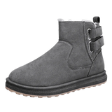 Padded Vulcanized Shoes Anti-slip Warm Snow Boots Casual Trendy Men's Faux Boots MartLion Dark Grey 39 