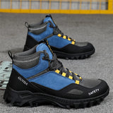 security boots men's work safety sneakers Work shoes with steel toe anti slip anti puncture indestructible MartLion   
