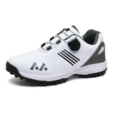 Waterproof Golf Shoes Men's Golf Sneakers Outdoor Walking Footwears Anti Slip Athletic MartLion BaiHong-3 39 