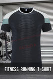  Men's Gym Tshirt Joggers Bodybuilding Silk Short Sleeves Streetwear Casual Outdoor Sport Fast Dry Breathable Tee MartLion - Mart Lion