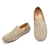 Suede Leather Men's Loafers Luxury Casual Shoes Boots Handmade Slipon Driving  Moccasins Zapatos Mart Lion   