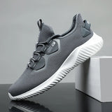 Men's Summer Causal Shoes Breathable Causal Sneakers Comfortable Loafers Vulcanize Non-slip Designer MartLion Dark Gray 39 