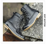 Winter Women Snow Boots PU Leather Hiking Shoes Thick Plush Super Warm Anti-Slip Sports Casual MartLion