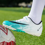 Children's Football Shoes Field Boot Ultralight Cleats Training Sport Sneakers Unisex Soccer Kids Futsal Mart Lion   