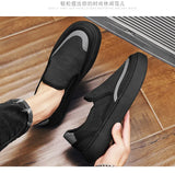  Men's Loafers Summer Casual Shoes Flat Canvas Sneakers Breathable Men’s Slip On Vulcanized MartLion - Mart Lion