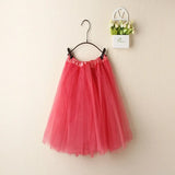 Women Summer Vintage Tulle Skirt Adult Fancy Ballet Dancewear Party Costume Ball Gown Mini Skirt MartLion watermelon red One Size 