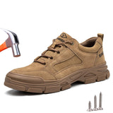 Work Safety Shoes Men's Steel Toe Women Indestructible Work Outdoor Construction Puncture-Proof Safety Boots MartLion   