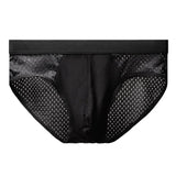 Men's Silk Underwear Briefs Breathable Underwear Bamboo Carbon Fiber Anti-Bacterial MartLion   