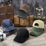 XXL Brushed Big Head Winter Men Baseball Caps Large Size Cotton Hard Lined MartLion