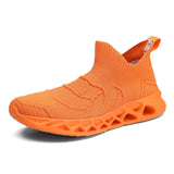 Shoes For Men's Sneakers Autumn Light Street Style Breathable Trainers Casual Sports Gym Tennis MartLion Orange 44 
