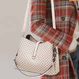 Bucket Bag Women Luxury Designer Shoulder Crossbody Large Capacity Ladies Handbag PU Leather Small Shopping Mart Lion   