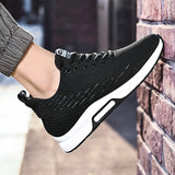 Sneakers Men Height Increase Insoles 6cm Elevator Shoes Taller Heel Lift Plus Size 37-46 MartLion   