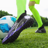  Football Boots Men's Kids Soccer Shoes Field Soccer Cleats Outdoor Anti Slip Football Crampons Ag Tf Mart Lion - Mart Lion