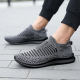 Summer Men's Shoes Lightweight Sneakers Casual Walking Breathable Slip on Wear-resistant Loafers Tenis Masculino MartLion   