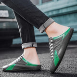 Summer Half Slippers for Men Men's Flat Bottom Casual Shoes Soft Sole Support Shoes Men's Sneakers