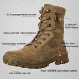 Hiking Shoes Waterproof Trekking  Men's Military Tactical Combat Boots Layer Split-grain Gear Hombre Sneakers MartLion   