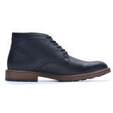 Men's High Boots Plus Velvet Shoes Genuine Leather Bushacre 2 Chukka Boots Mart Lion Black 7.5 