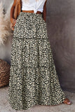 Ethnic Style Vintage Long Skirt Women Summer Loose Beach Ladies  Casual MartLion   