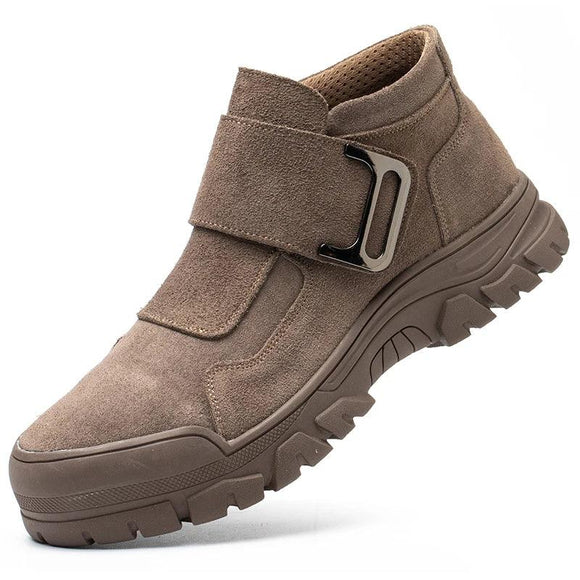  Men's Work Safety Shoes Anti-Smashing Steel Toe Puncture Proof Boots Indestructible Work Construction Work MartLion - Mart Lion