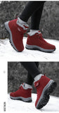 Winter Men's Boots Plush Leather Waterproof Sneakers Climbing Shoes Unisex Women Outdoor Non-slip Warm Hiking MartLion   