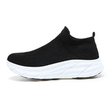 Shoes For Men's Sneakers Autumn Light Street Style Breathable Trainers Casual Sports Gym Tennis MartLion White Black 43 