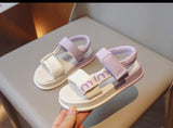 Girls Candy Color Summer Sandals Little Princess Open Toe Beach Sandals Baby Soft Thick Sole Shoes MartLion   