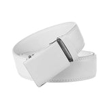 Red Belt Men's Automatic Buckle Khaki Blue White Waistband 100cm-125cm Available MartLion White CHINA 100cm