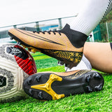 Children's Football Shoes Boots Professional Outdoor Training Match Sneakers Unisex Soccer Mart Lion   