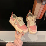 Pink Cute Rainbow Pony Casual Shoes Women Platform Sneakers Thick Soled Elevator Girls Casual Kateboarding Flat Mart Lion   