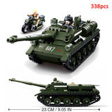 Military ww2 Cannon Assault Armored Vehicle Battle Tank Car Truck Army Weapon Building Blocks Sets  Model King Kids Toys Gift Mart Lion No Box 2 Dolls 5  