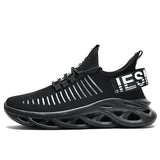 Men's Sneakers Casual Mesh Breathable Height Increase Shoes Masculino Adulto MartLion Black 39 